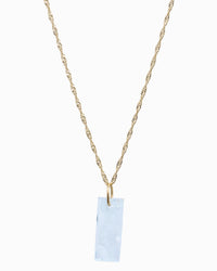 Carved Aquamarine Pendant