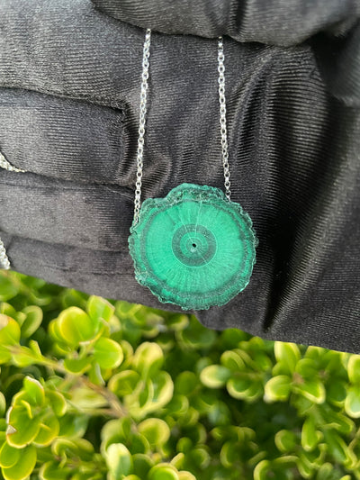 Malachite Stalactite Pendant