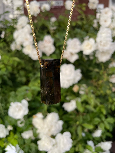 Dravite (Brown) Tourmaline Pendant