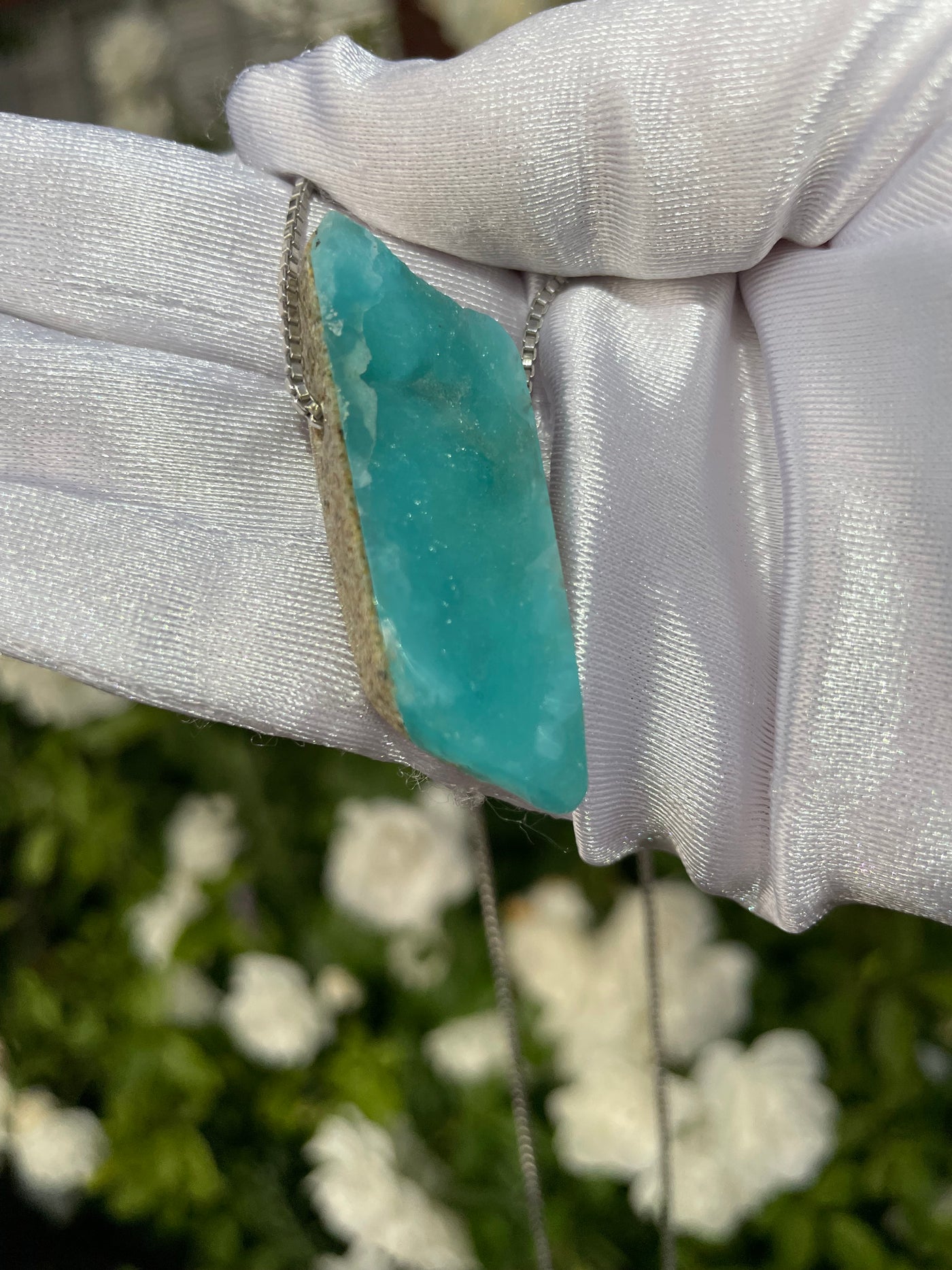 Hemimorphite Pendant