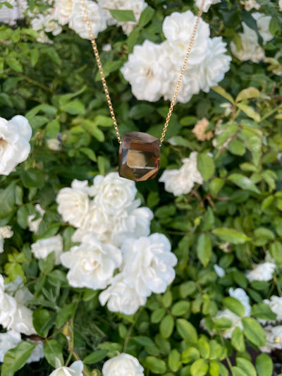 Cognac Topaz Pendant (Rare)