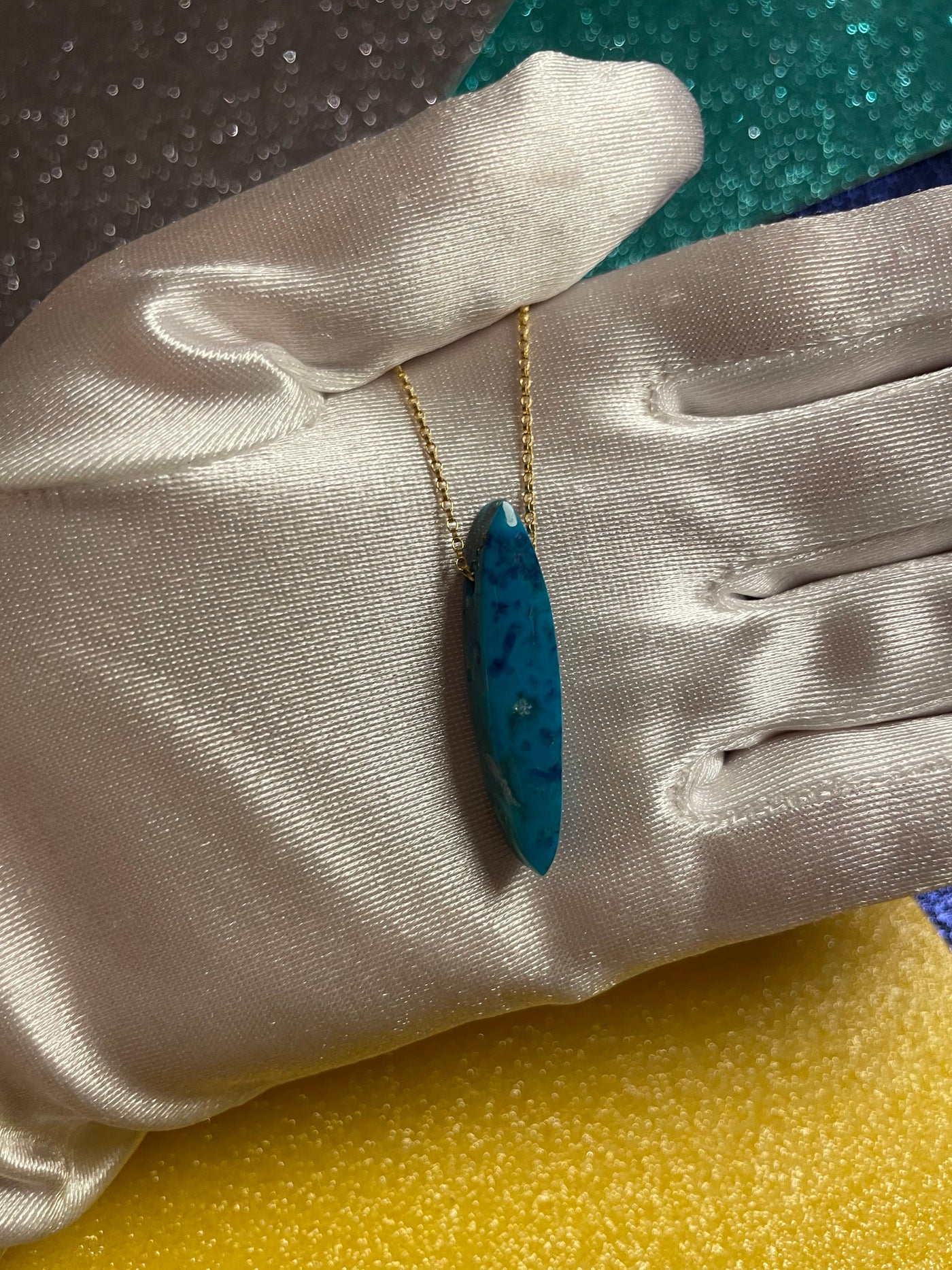 Gem Shattuckite Pendant