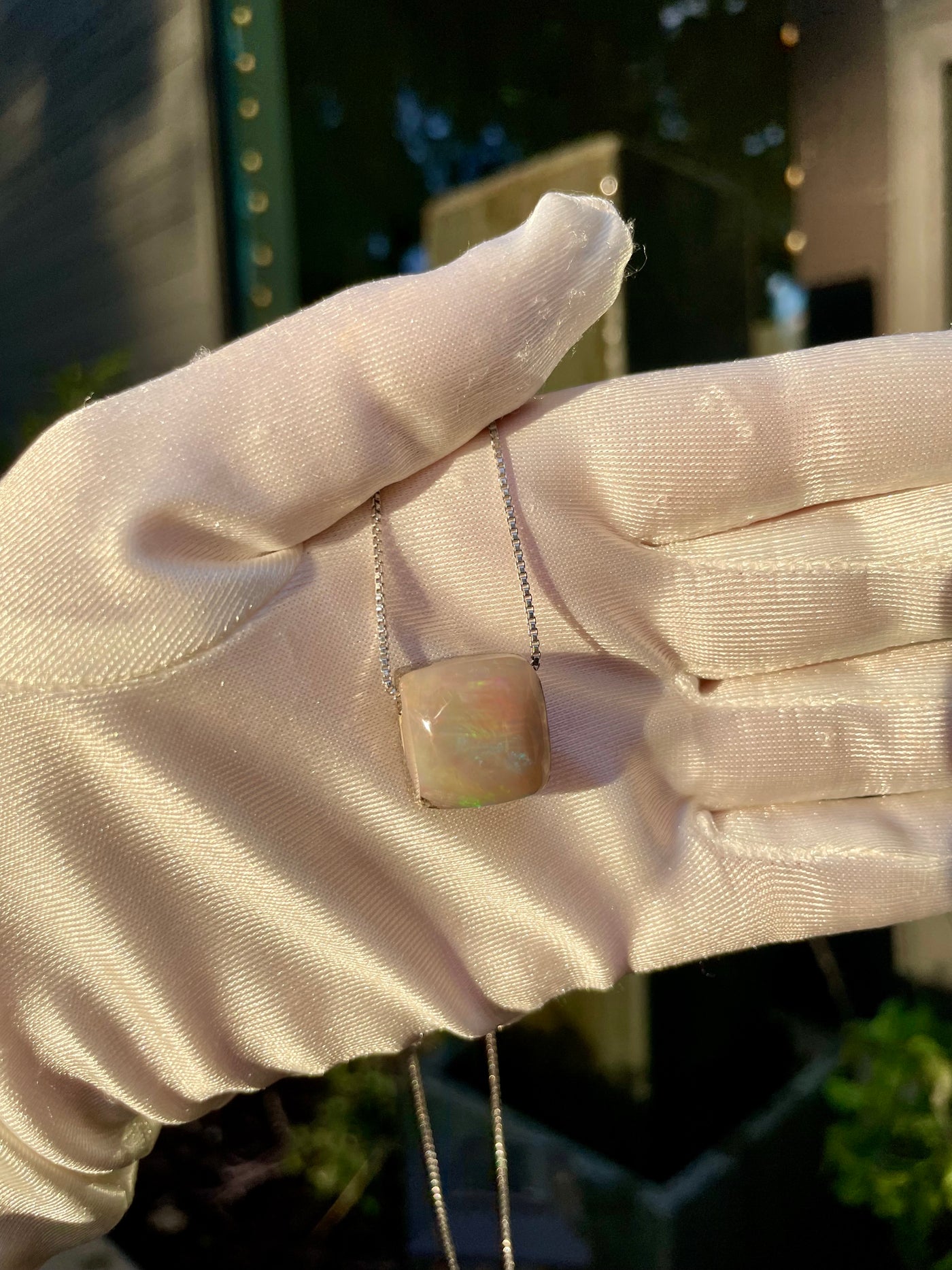 Ethiopian Opal in Matrix Pendant
