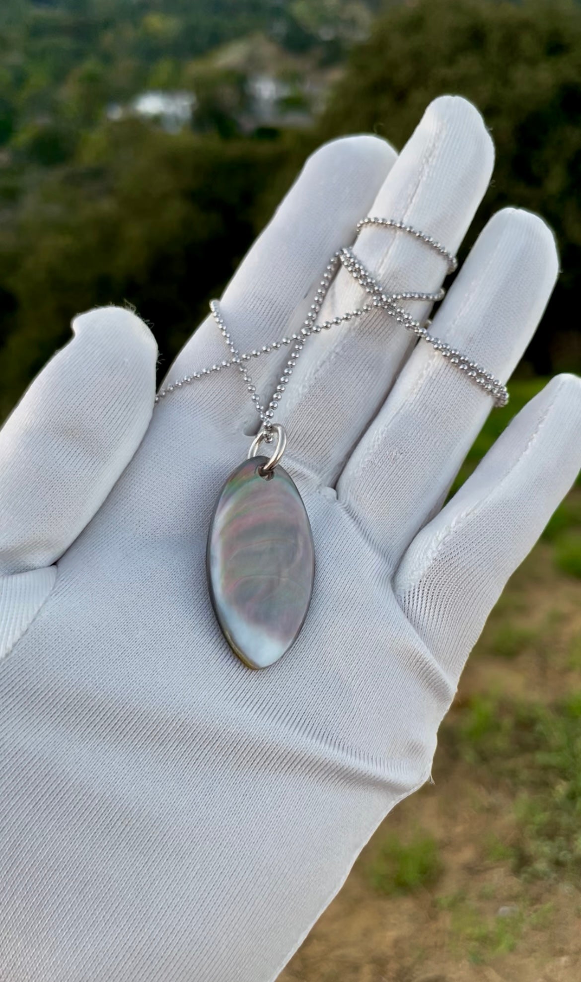 Black Abalone Pendant