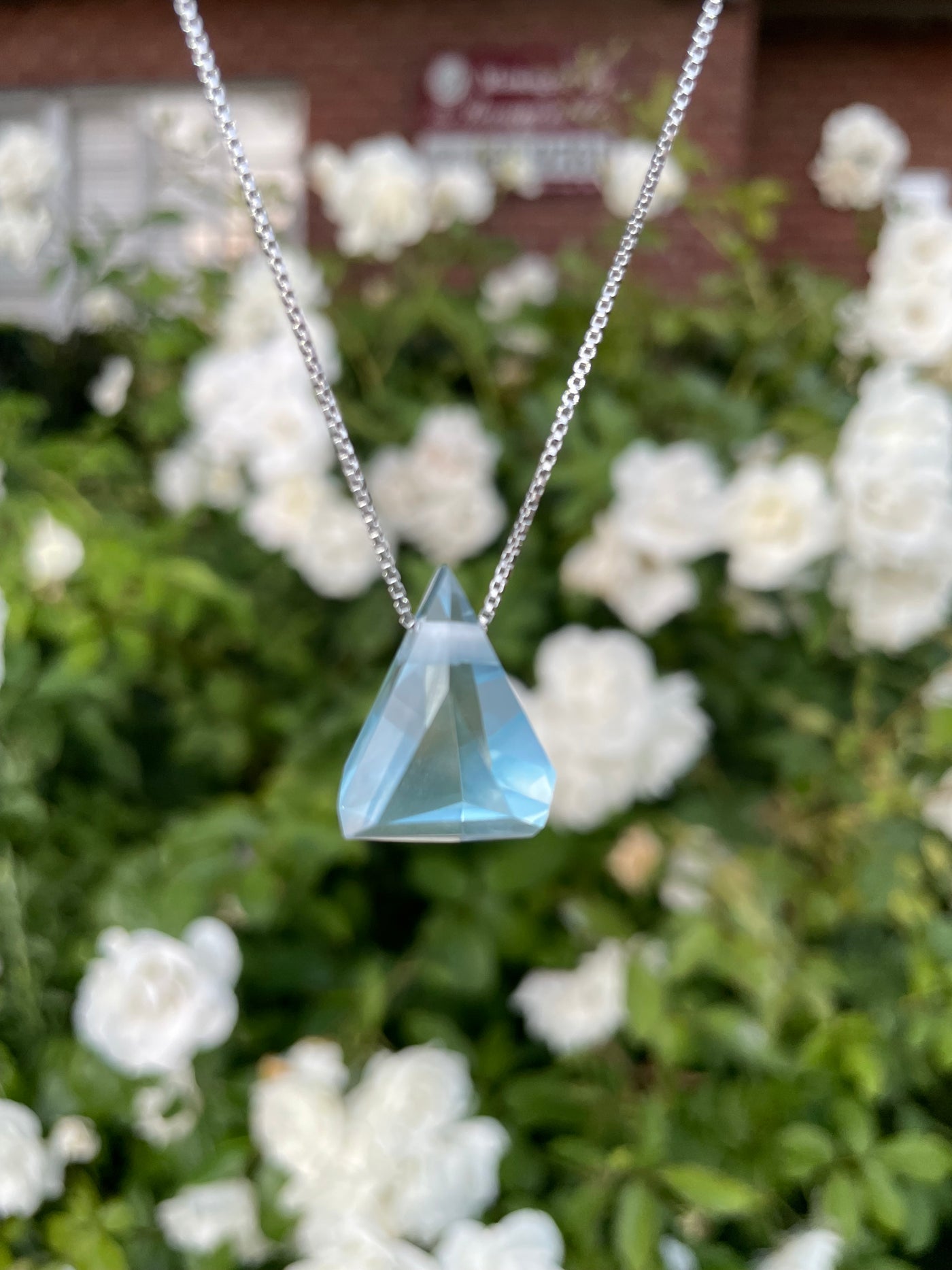 Blue Topaz Pendant