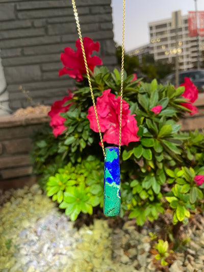 Azurite & Malachite Pendant