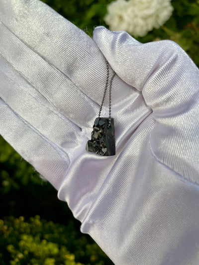 Black Garnet Pendant