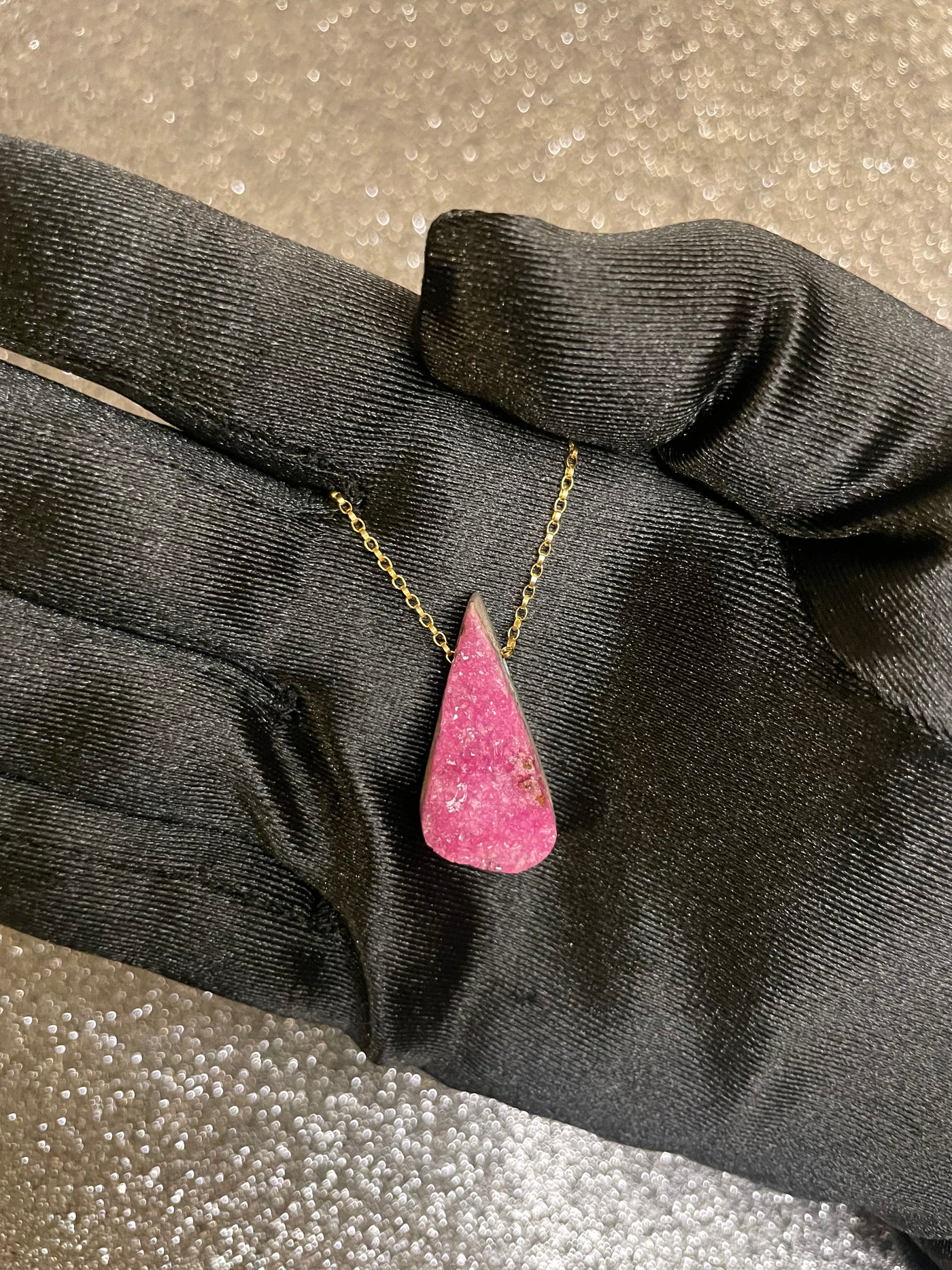 Cobalto Calcite Pendant