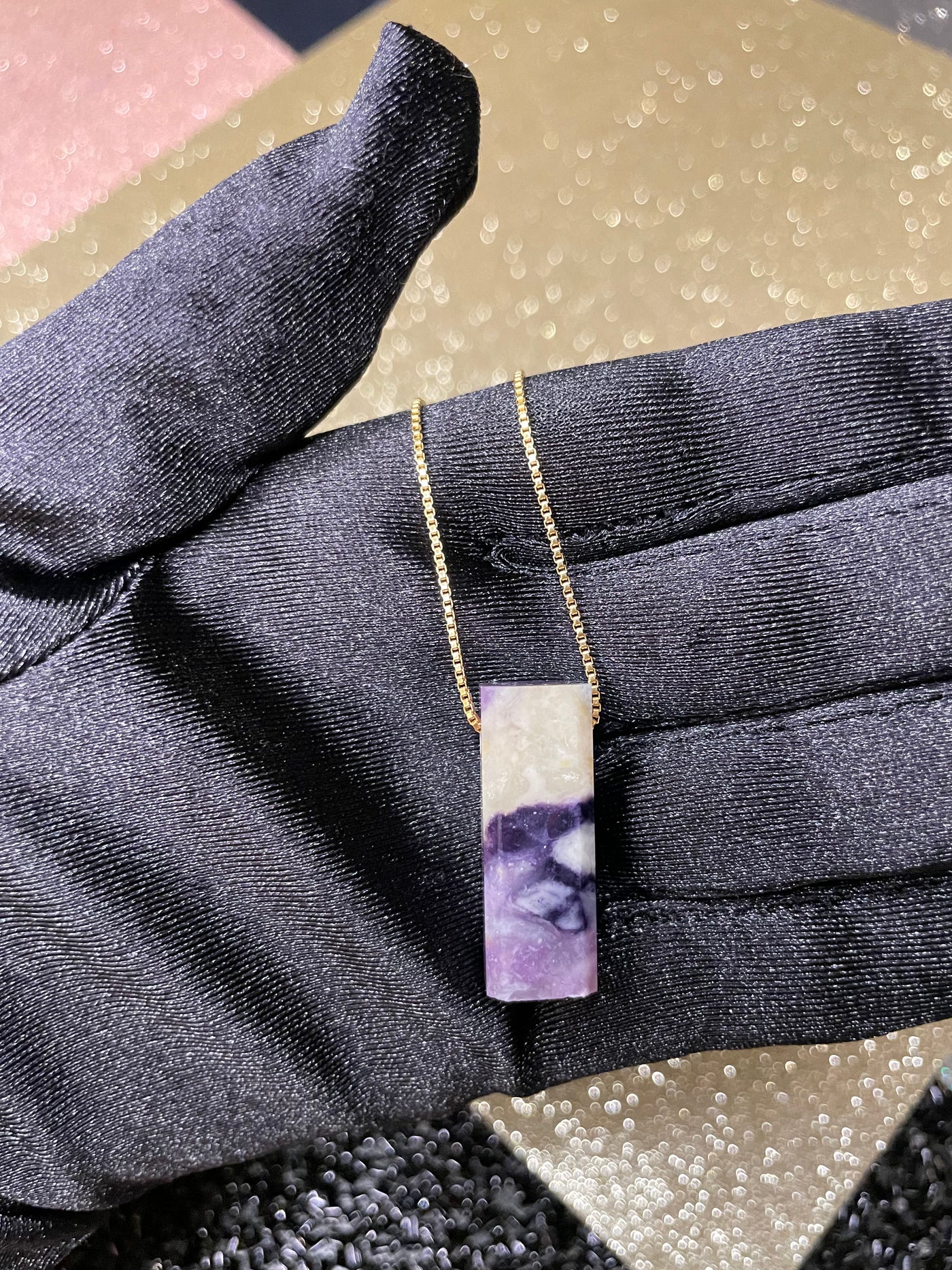 Opalized Fluorite Pendant