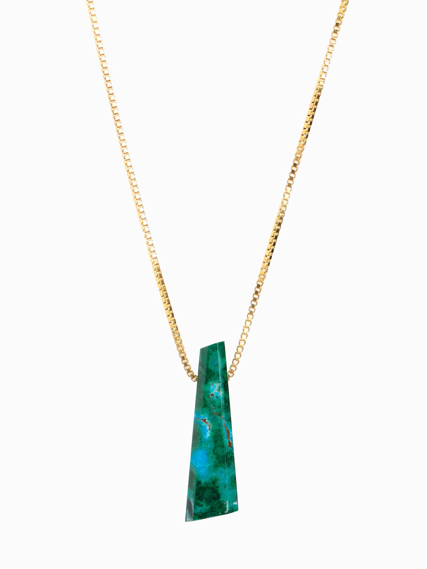 Chrysocolla & Malachite Pendant