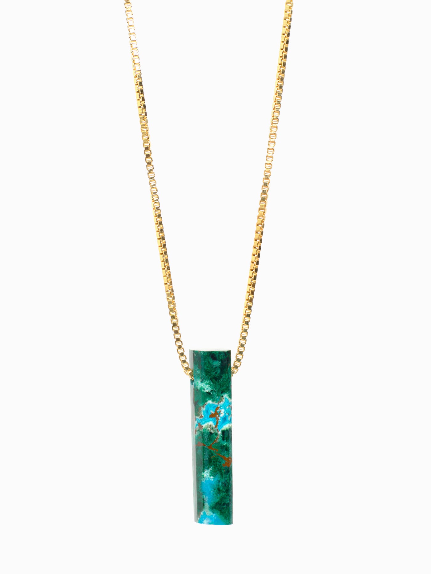 Chrysocolla & Malachite Pendant