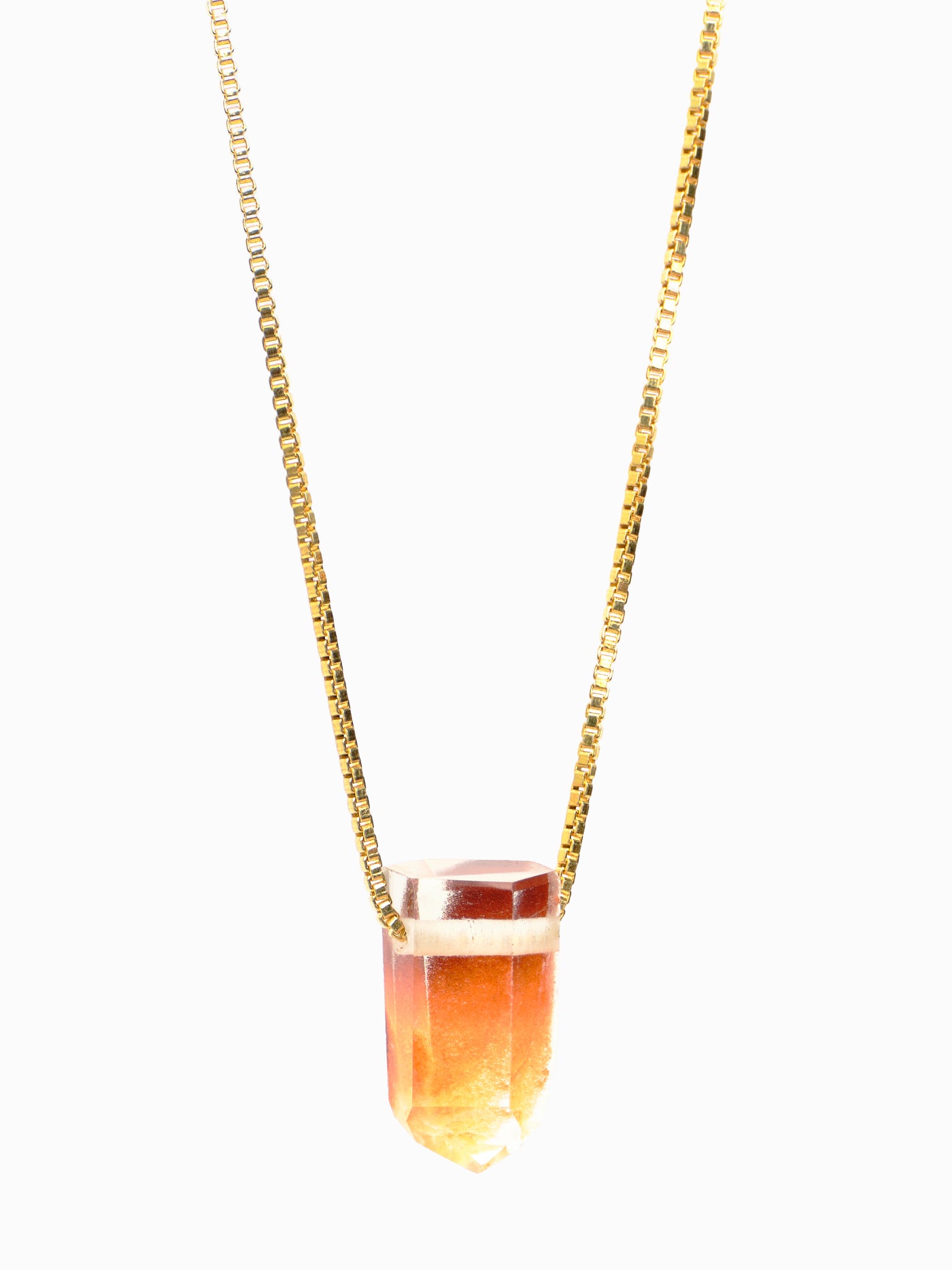 Hematite Included Quartz Pendant