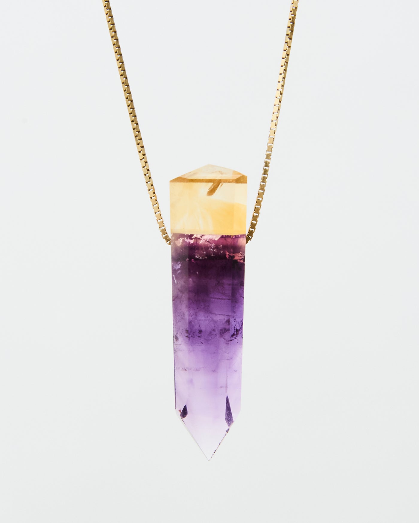 Amethyst & Citrine Pendant