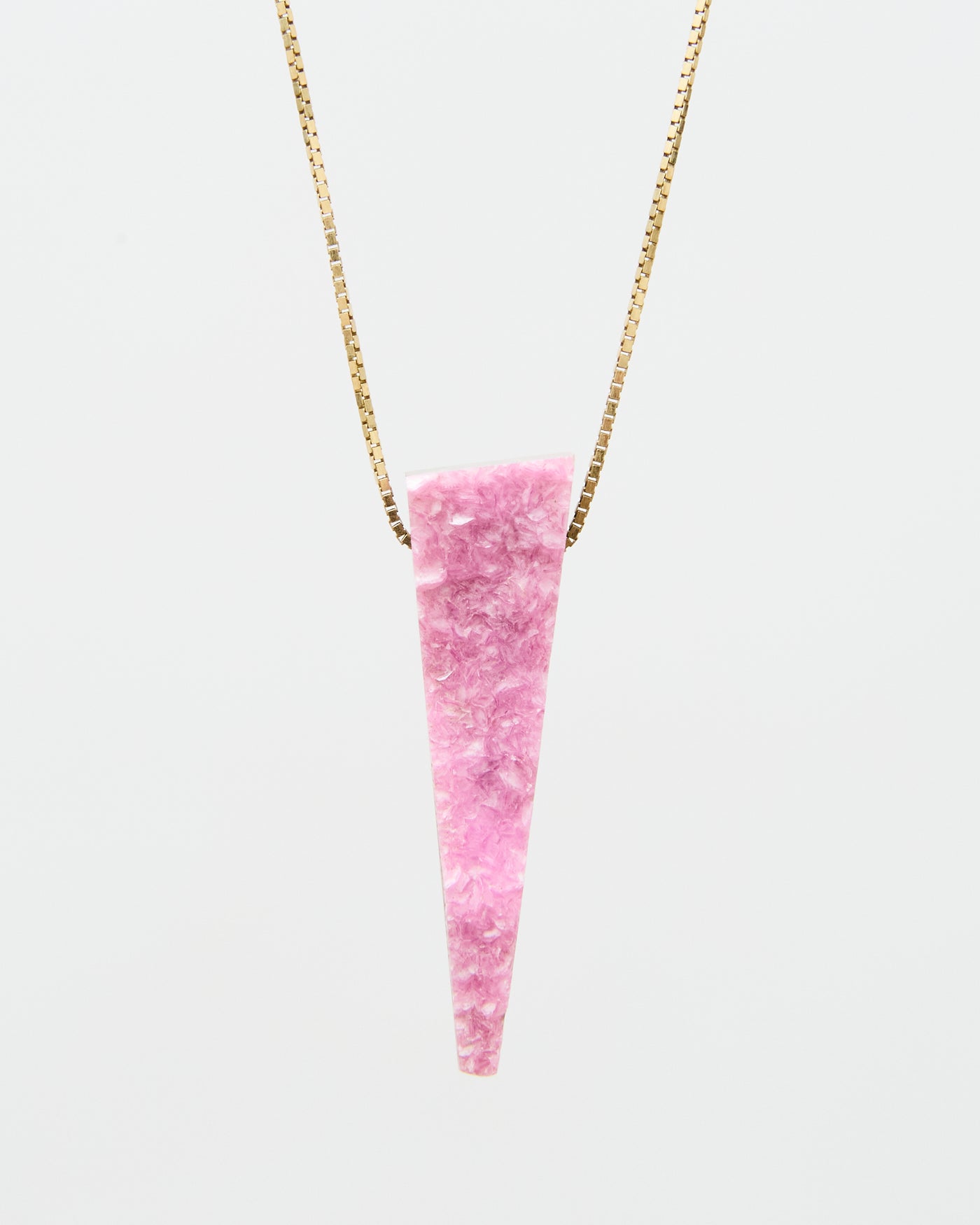 Cobalto Calcite Druzy Pendant