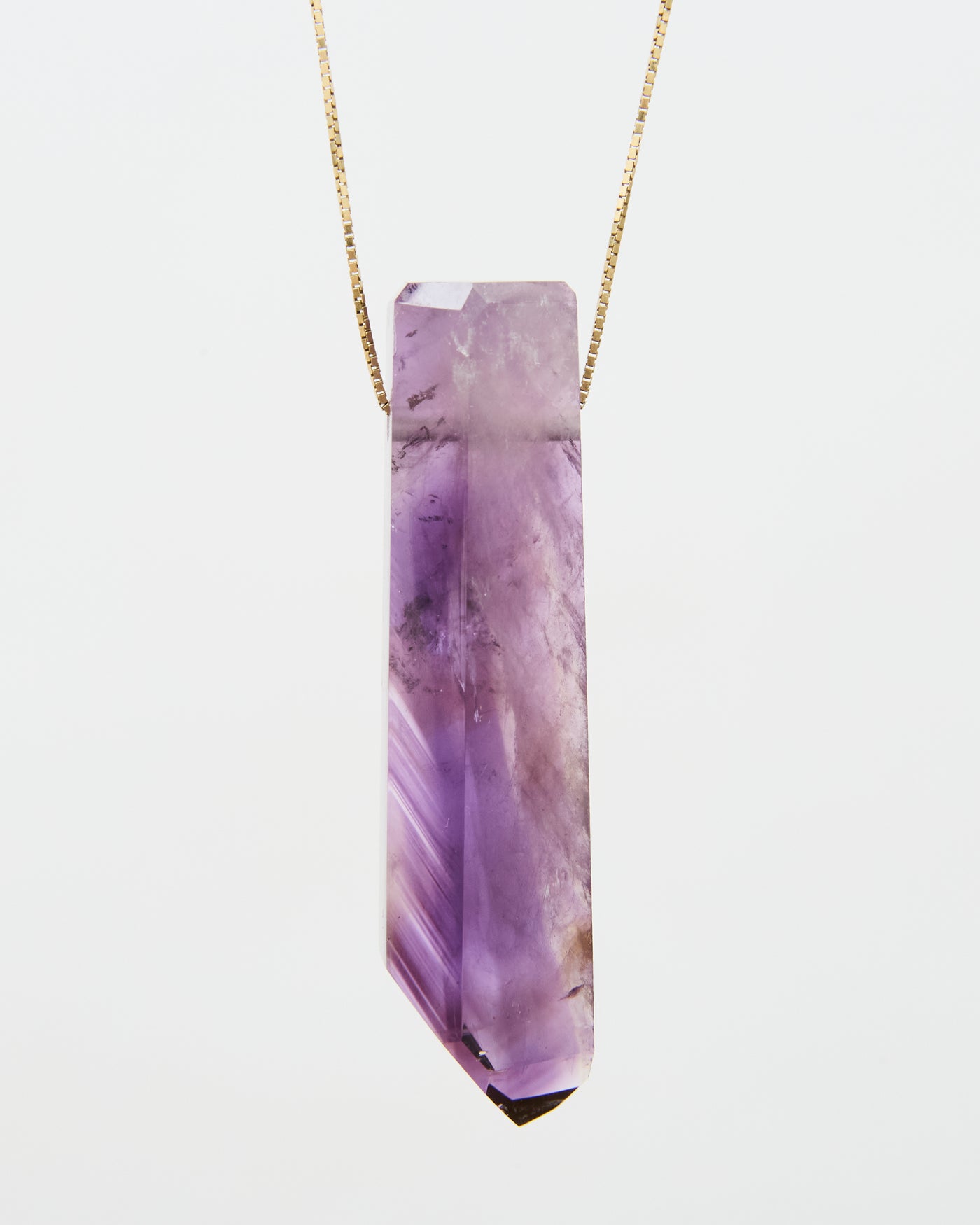 Polished Amethyst Pendant