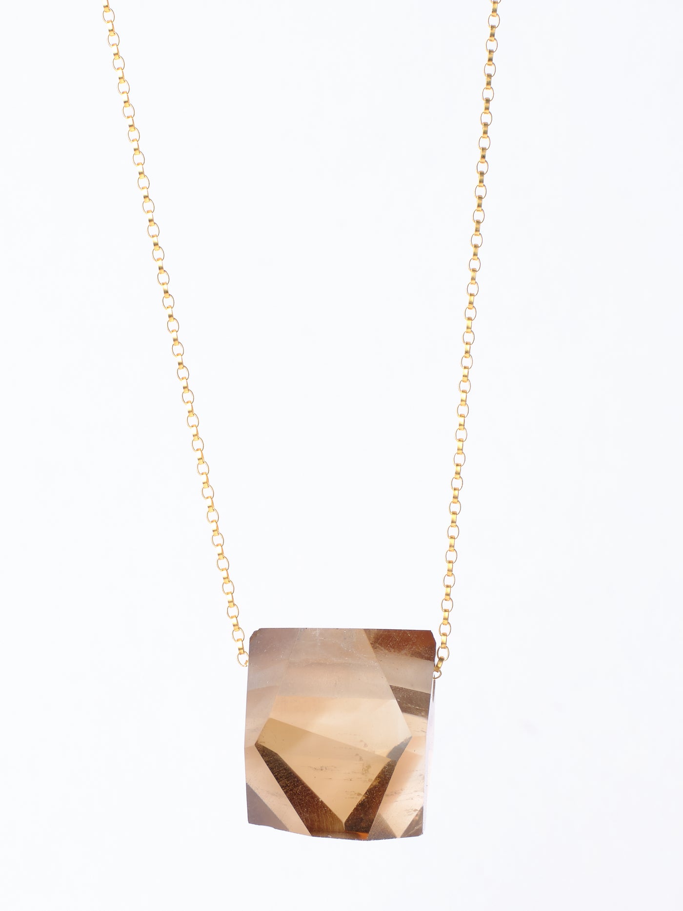 Cognac Topaz Pendant (Rare)