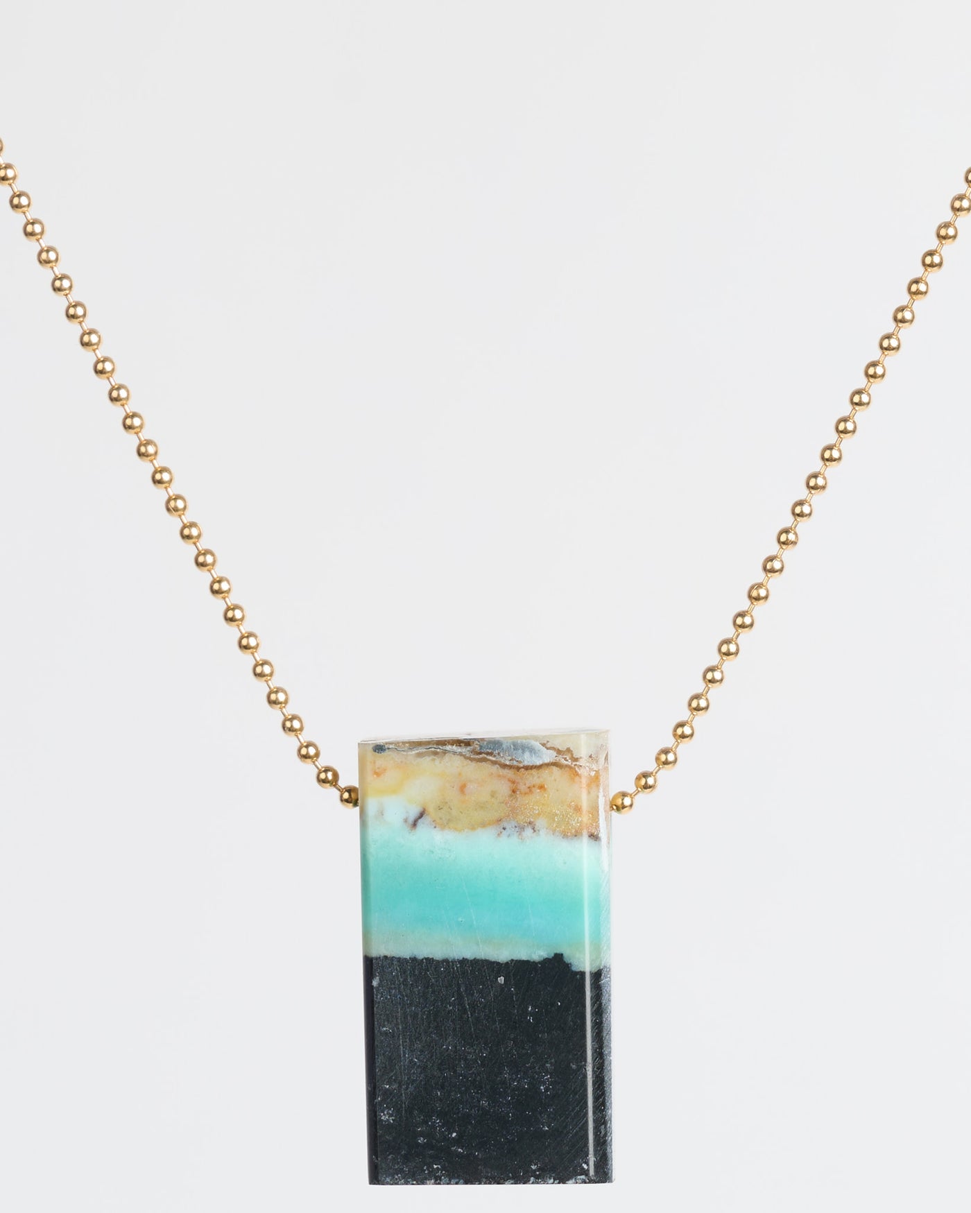 Opalized Wood Pendant