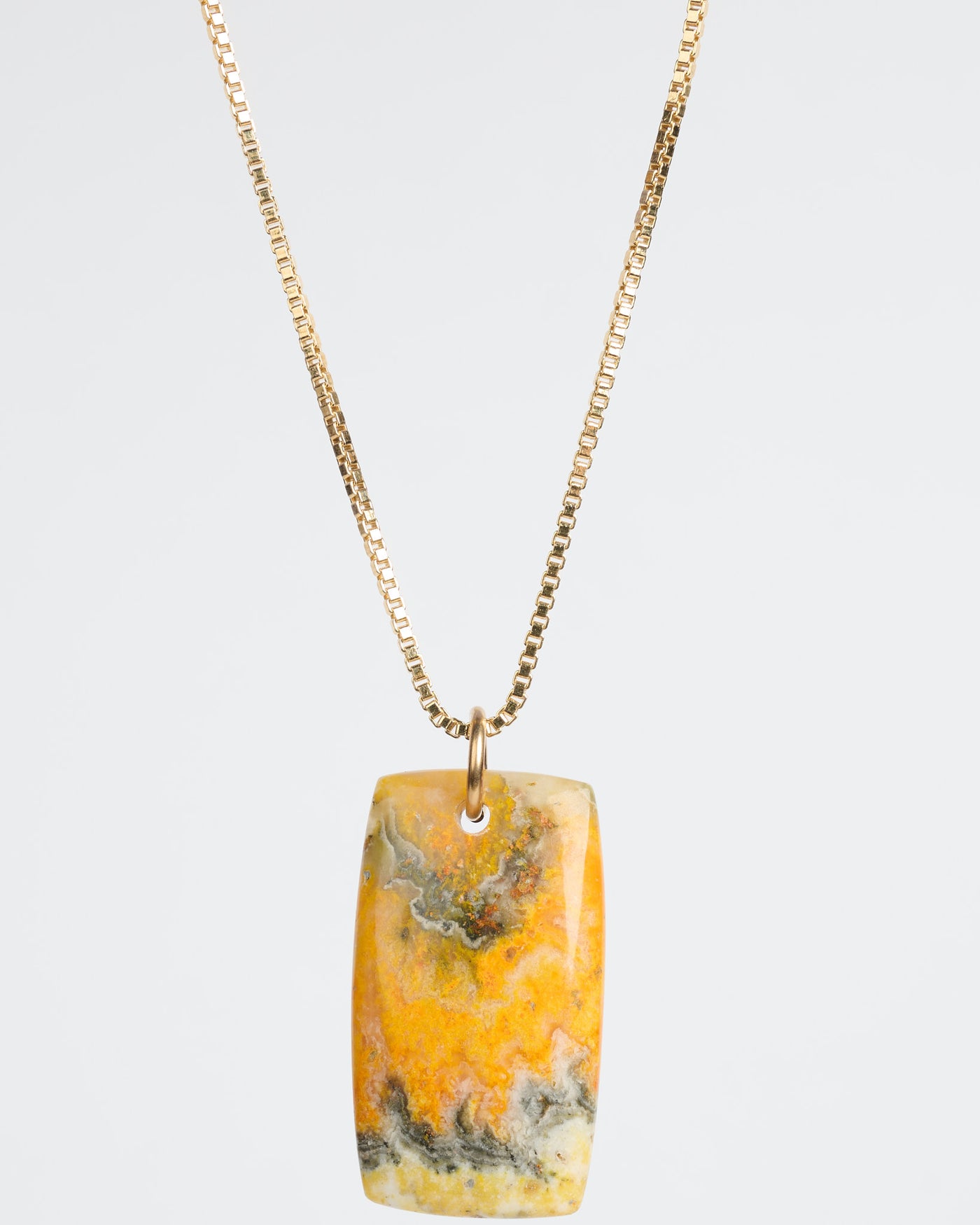 Bumble Bee Jasper Pendant