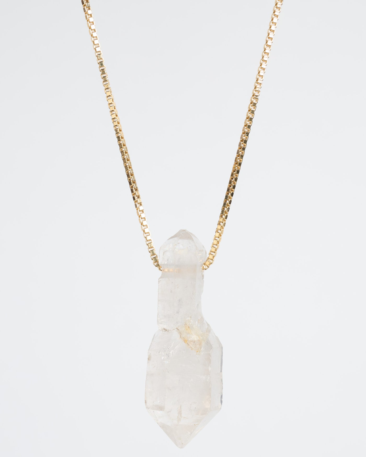 Tibetan Doubly Terminated Quartz Pendant