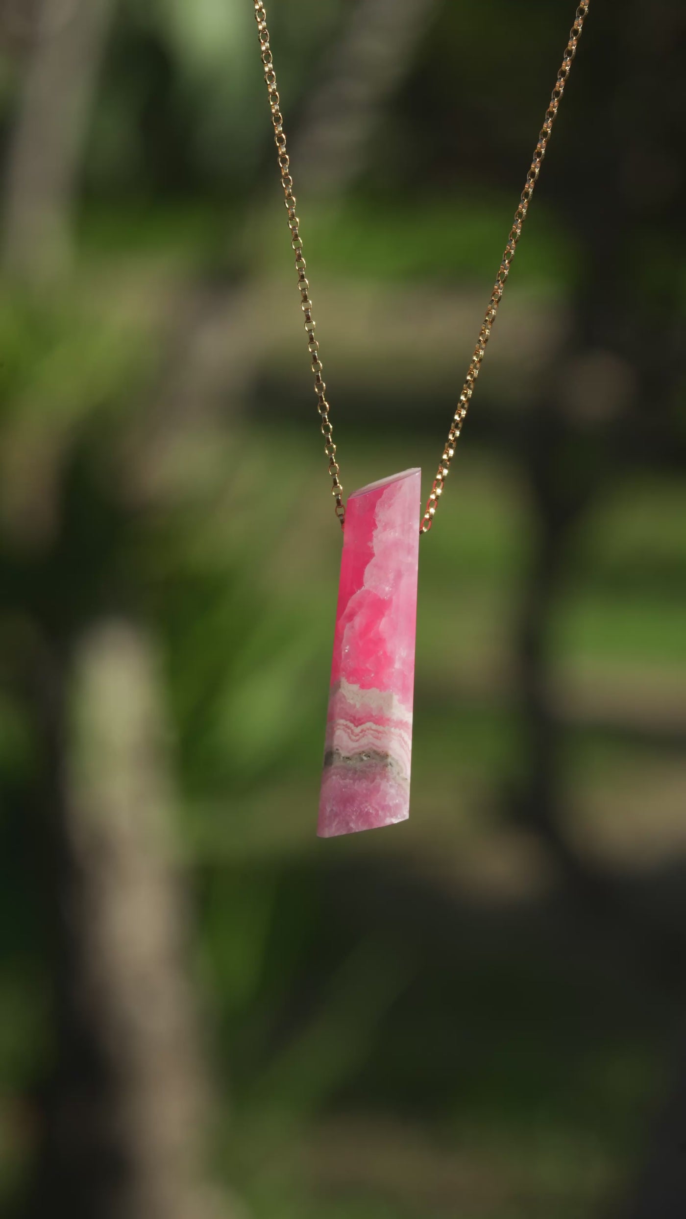 Rhodochrosite Pendant