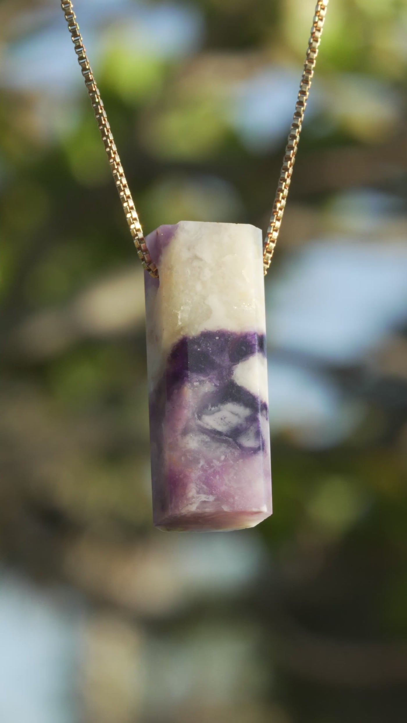 Opalized Fluorite Pendant