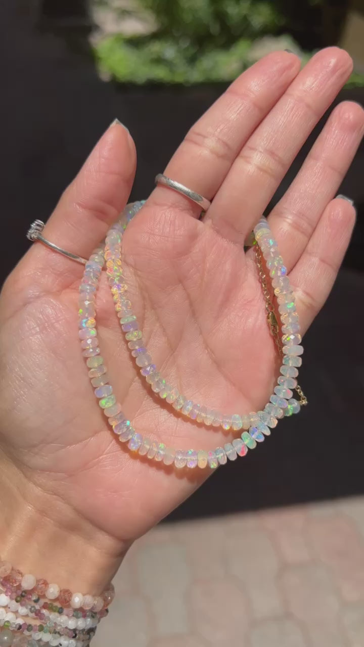 Opal on 14k Gold