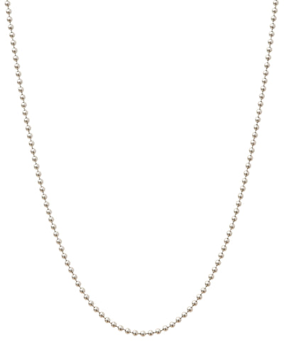 Sterling Silver Bead Chain